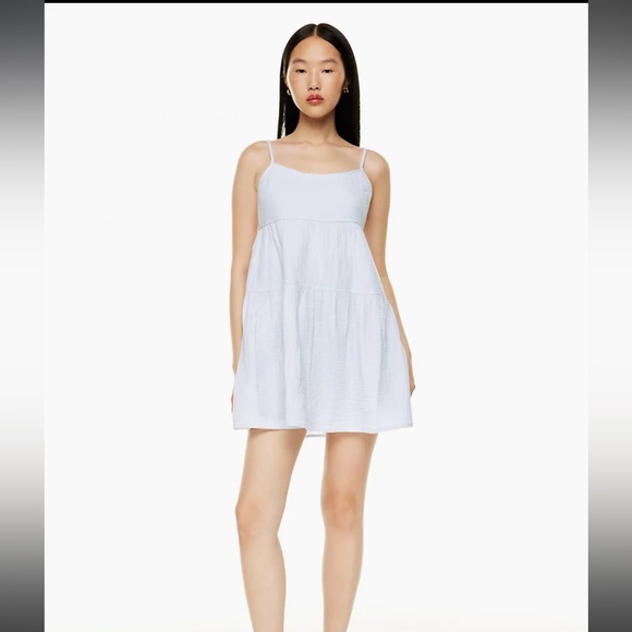 Aritzia Sunday Best Jasper Dress Dusk Blue S *BNWT* - Picture 3 of 5